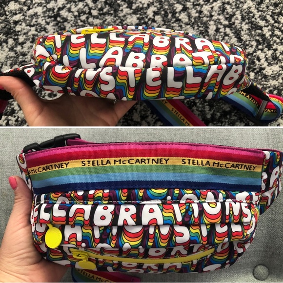Stella McCartney Logo Rainbow Bum Bag Fanny Pack - Picture 12 of 14